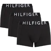 Tommy Hilfiger Underwear Trunk "mit Kontrast-Logo-Taillenbund" 3 Stk. aus Stretch-Baumwolle, normale Leibhöhe