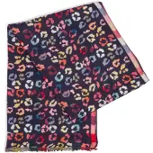 Marie Lund Schal in marine mehrfarbig - 0002 | Gr.: onesize