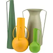 Pols Potten Vase Vases Roman Green (Set von 4)
