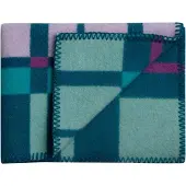 Røros Tweed - City Wolldecke 200 x 135 cm, aqua
