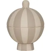 OYOY Toppu Aufbewahrungsbox, beige/weiß - Living Design Living Design, Toppu, Beige, für Wohnzimmer, Keramik, Design