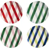&Klevering - Bliss Teller, Ø 20,5 cm, mehrfarbig (4er-Set)