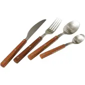 HK Living 70/u0027s KCU0013 bestekset hout 16-delig (KCU0013)