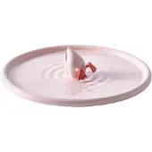 Pols Potten Teller Plate Diving Duck Light Pink Ø40