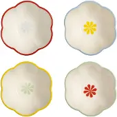 &k amsterdam &klevering - Folk Schale Ø 12,5 cm, multi (4er-Set)
