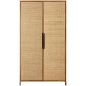 HK Living - Pioneer Schrank, 100 x 180 cm, Rattan