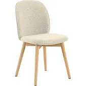 Ebuy24 Cindy Esszimmerstuhl Bouclé beige.