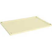 HAY Deckel Colour Crate Lid Metal Large Light Yellow