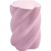 &k amsterdam &klevering - Marshmallow Hocker, Ø 33 x 45 cm, rosa