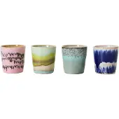 HK Living - 70's Eierbecher, vibrance (4er-Set)