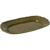 HK Living - New Classics Serviertablett, 35 x 21 cm, olive