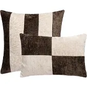 Fonq Groove Zierkissen - Braun (2er Set)