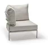 Stern Coco Lounge-Eckelement Aluminium/Polyacryl