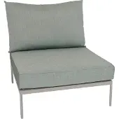 Stern Coco Lounge Mittelelement Aluminium greige inkl. Kissen