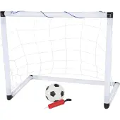 Lobbes Fußballtor 55x35x45 cm mit Ball und Ballpumpe für Kinder ab 3 Jahren