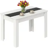 VCM Esstisch, Holzwerkstoff Küchentisch H. 75 x B. 140 x T. 80 cm, kompakter Speisetisch für Küche & Essbereich, Tisch Disalo