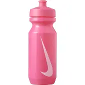 Nike - Wasserflasche, Weite Trinköffnung, 650ml (Pink/Weiß)