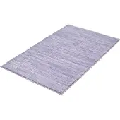 Kleine wolke Badematte "Glow, Badvorleger, Badezimmer Teppich", lila (lavendel), H:14mm, Polyester, Badematten, Badematte, Badteppich, Uni Farben, Streifen Struktur, Hoch-Tief Effekt