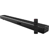 Techmade Kabellose TV-Soundbar mit LED – 2-in-1 Integrierter Subwoofer Schwarz Unisize