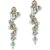 Otazu Ultimate Pearl Earhangers Grey Größe: OS | Ohrringe Outlet | Damen | Weiß