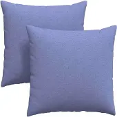 vidaXL Sofakissen 2 pcs Jeans blau 80 x 80 cm Stoff