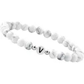 GOOD.designs Perlenarmbad in Weiss | Gr.: onesize