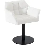 CLP Lounger Damaso weiß/Kunstleder