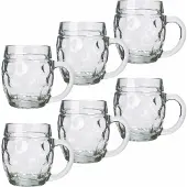 Stölzle Bierkrug "Bierkrüge Tübinger 500 ml 6er Set transparent" spülmaschinenfest, wunderbar alltagstauglich, sehr bruchsicher