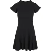 Urban Classics Rib Skater Kurzes Kurzarmkleid