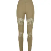Urban Classics Leggings "Damen Ladies Laces Inset Leggings"
