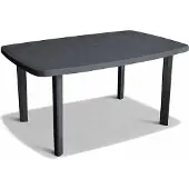 Mojawo Gartentisch Anthrazit 140x90x72cm