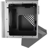 Azza CUBE MINI 805, Cube, PC, Silber, Mini-ATX, Aluminium, Gehärtetes Glas, Multi