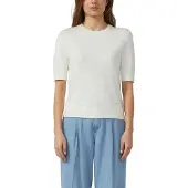 s.Oliver Strickpullover Halbarm-Strick mit Viskose