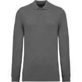Kariban Herren Piqué-Polohemd lange Ärmel Bio-180
