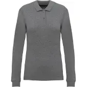 Kariban Damen Piqué-Polohemd lange Ärmel Bio180