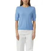 s.Oliver Strickpullover Halbarm-Strick mit Viskose