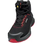 Uvex 1 x-craft Sicherheitsschuh Stiefel S3L, schwarz/rot schwarz/rot 52