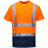 Portwest Warnschutz T-Shirt S378, gelb/marine S378 , 1 Stück, Größe: XXL