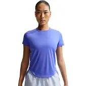 Nike W NK TEMPO DF SS TOP BLACK-NAVY