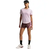 Nike W NK TEMPO DF SS TOP PINK FOAM /PINK FOAM /SHADOWBE