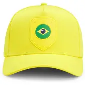 BOSS Logo-Cap aus glänzendem Twill mit Landesflaggen-Badge Grösse ONESI