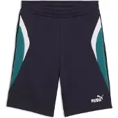 Puma Trainingsshorts "ESS BLOCK SHORTS TR B" aus Baumwollmischung, mit Eingrifftaschen, Regular Fit