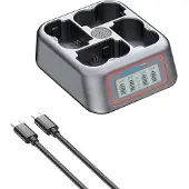 PATONA Platinum USB-C 4-fach Ladegerät für Fuji NP-W235