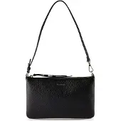 Coccinelle Elegante Schwarze Damenhandtasche mit Abnehmbarem Schulterriemen