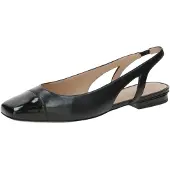 Peter kaiser Slingpumps "Pumps Leder", Damen, Gr. 39, schwarz, Leder, Schuhe Slingpumps