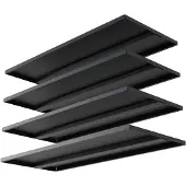 VCM 4x Fachböden aus Metall / Maße Einlageboden H. 2 x B. 79 x T. 35 cm / Fachboden für Stahlschränke der Serie Malivo