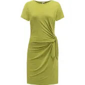 Ragwear Shirtkleid "Shirtkleid Knotta", Damen, Gr. M, N-Gr, grün (pistachio26), Obermaterial: 95% Viskose CV. 5% Elasthan EL., Kleider Shirtkleid