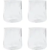 House Doctor - Sand Trinkglas, H9 cm, klar (4er-Set)