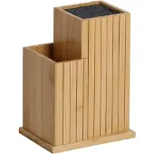 Zeller Present 25678, Schlitzmesserblock, Bambus, Kunststoff, Holz, Rechteck, 172 mm, 125 mm