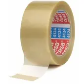 TESA 6x Klebeband tesapack 4124 TOP-PVC 50mm x 66m transparent